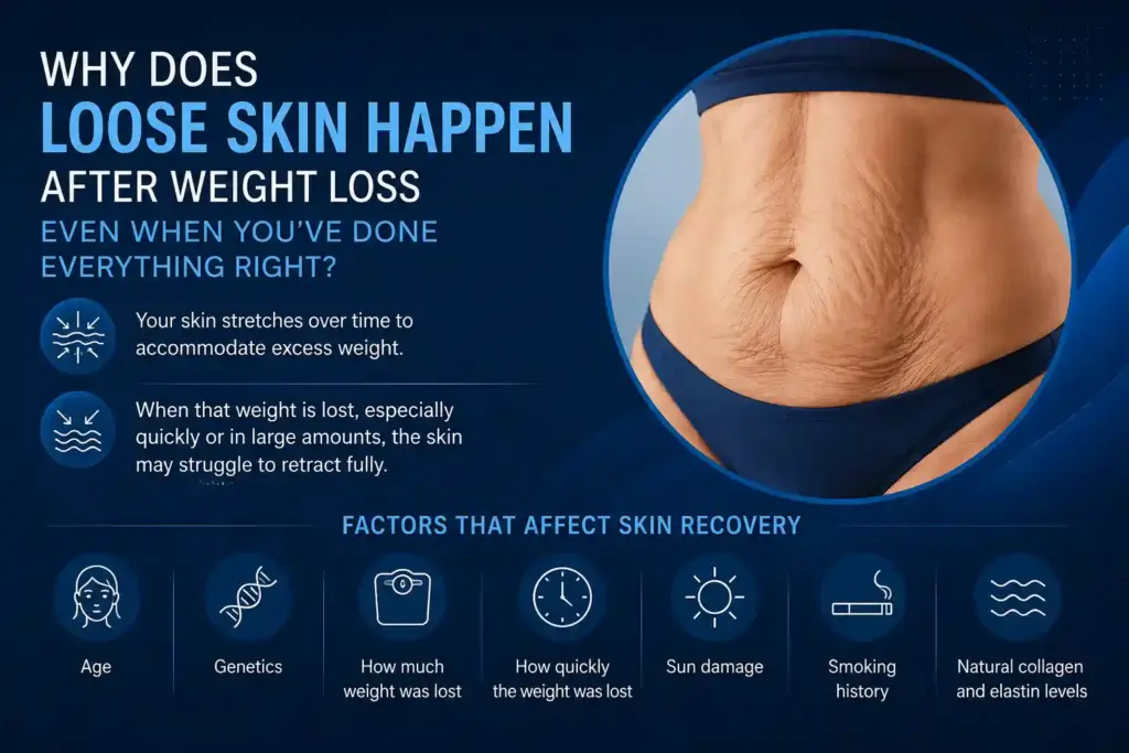 Why Does Loose Skin Happen After Weight Loss Even When You’ve Done Everything Right Henley-on-Thames?